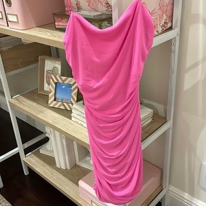 Hot Pink Princess Polly Body con dress